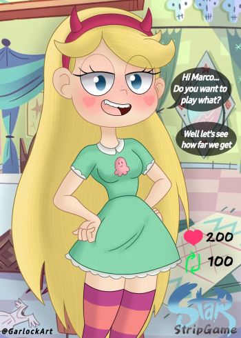 Star Butterfly's Strip Game